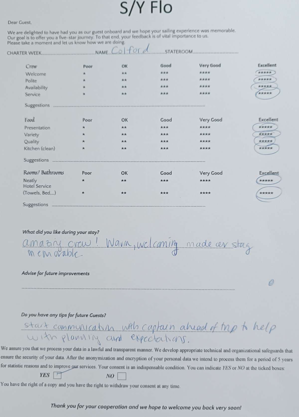 FLO guest review