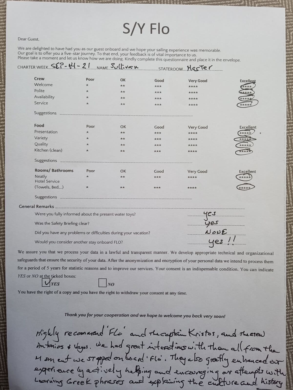 FLO guest review