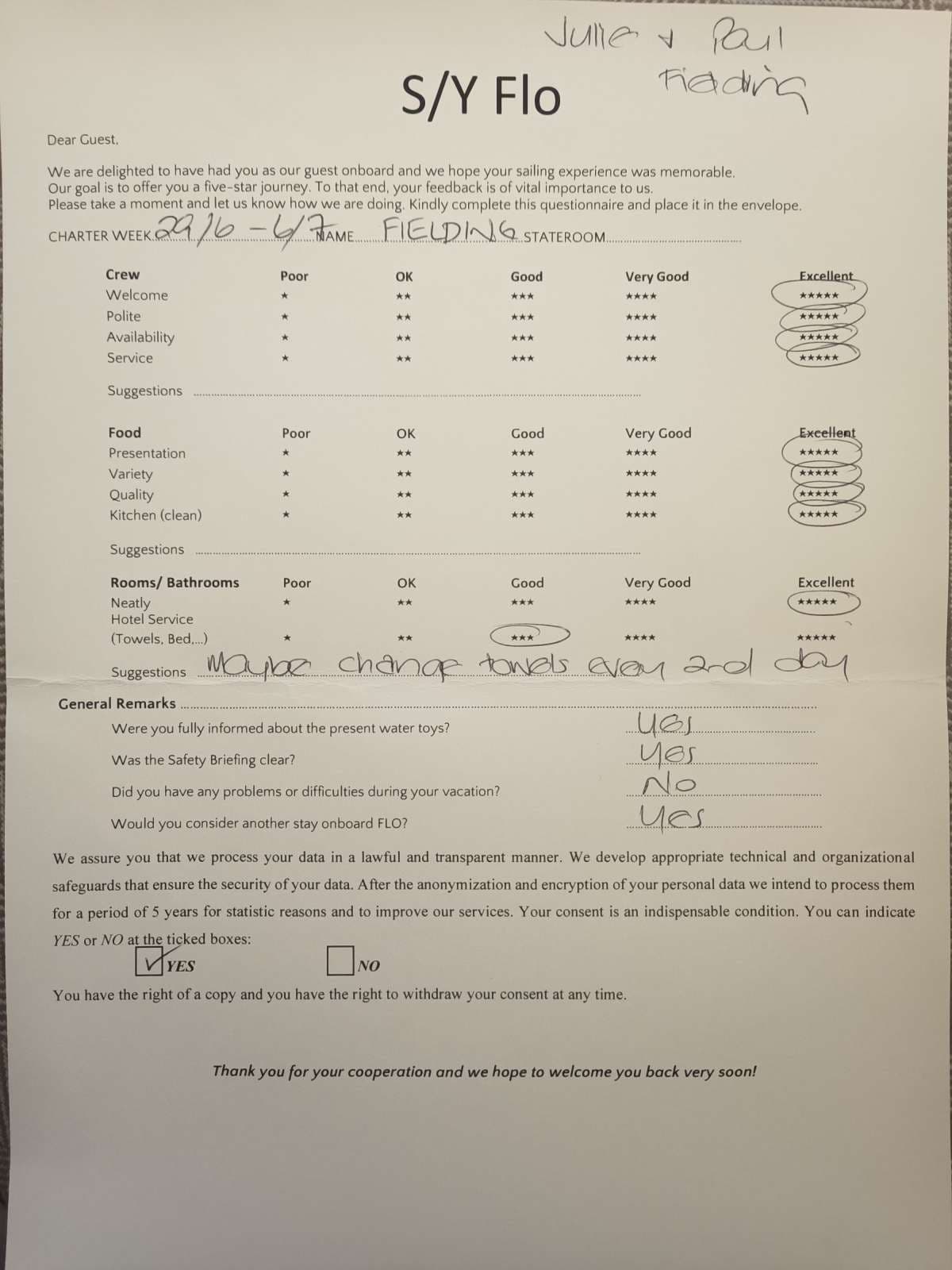 FLO guest review