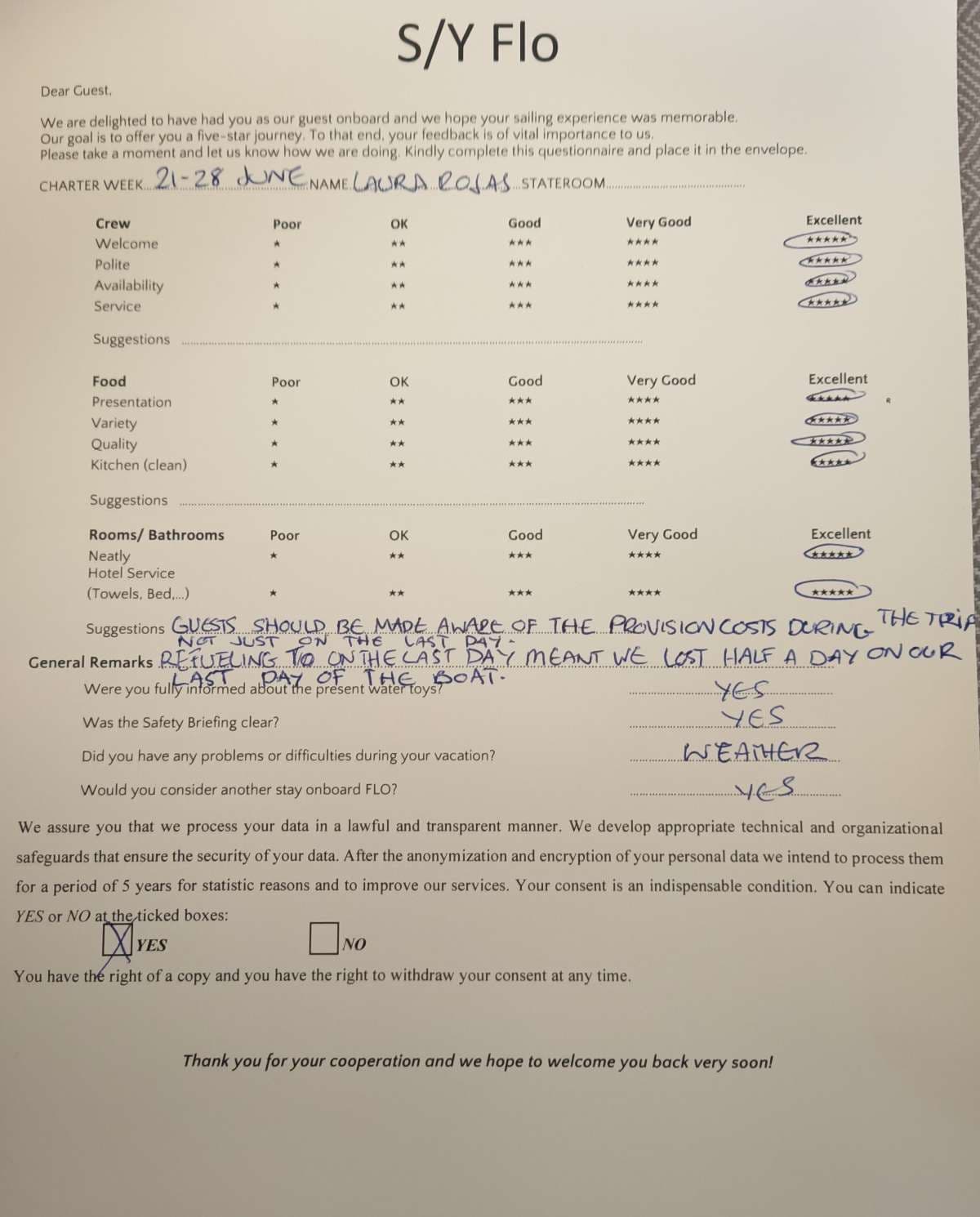 FLO guest review