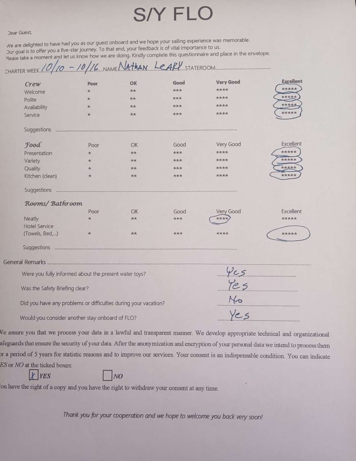 FLO guest review