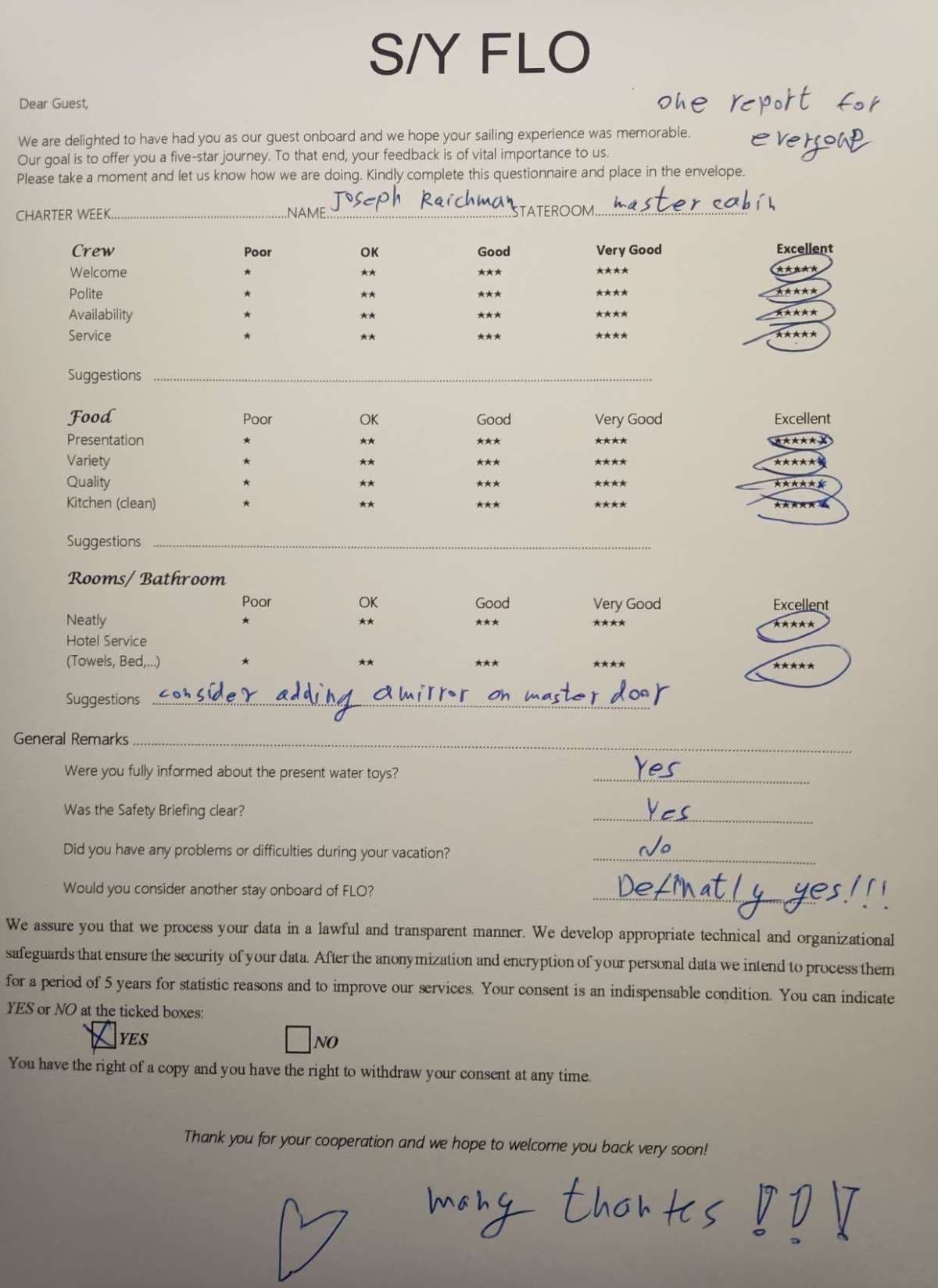 FLO guest review