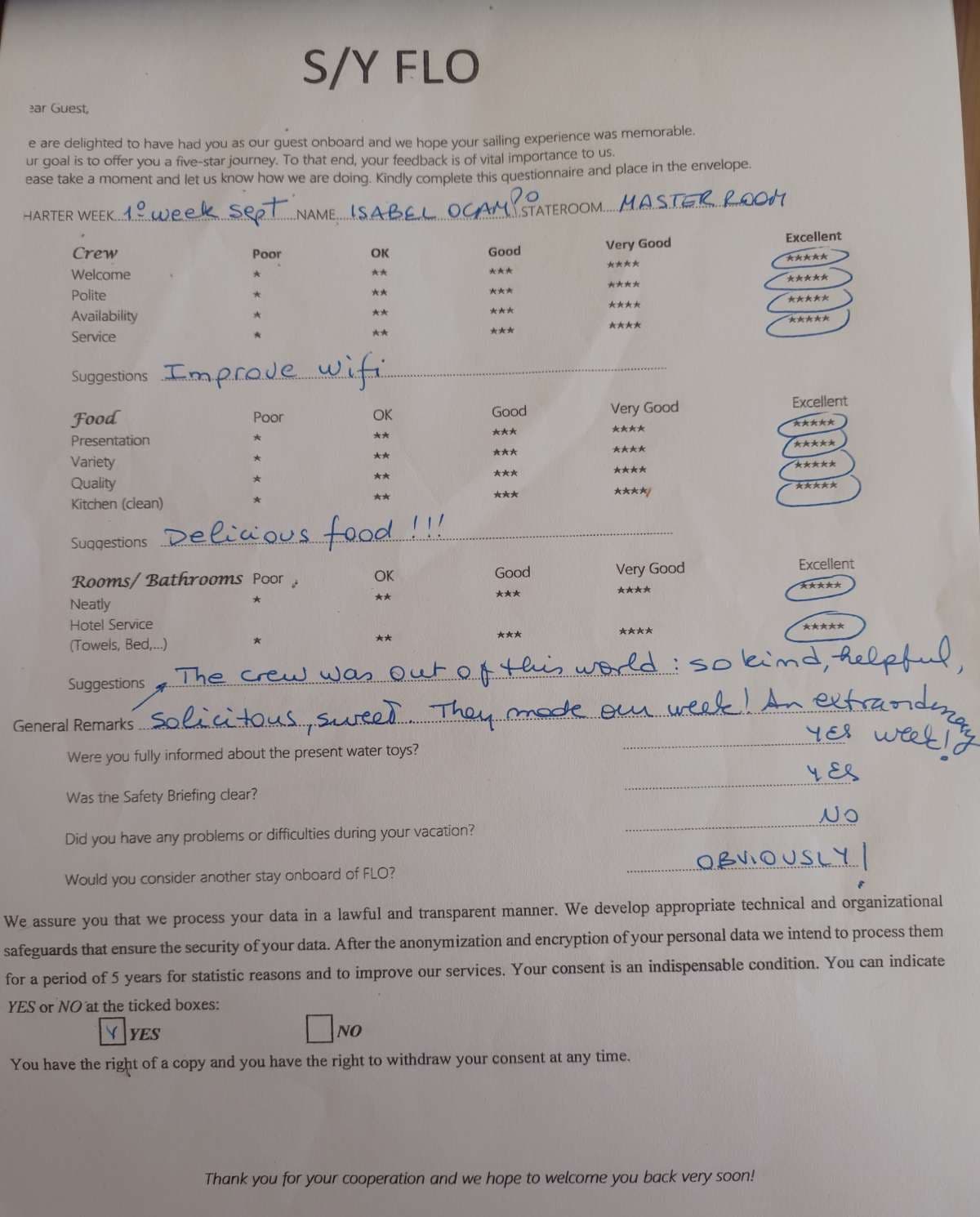 FLO guest review