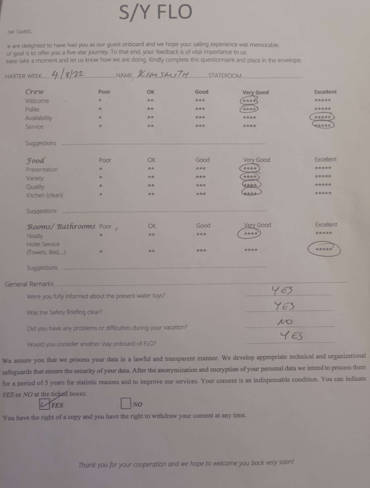 FLO guest review