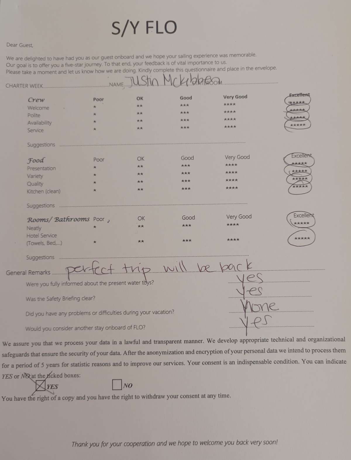 FLO guest review