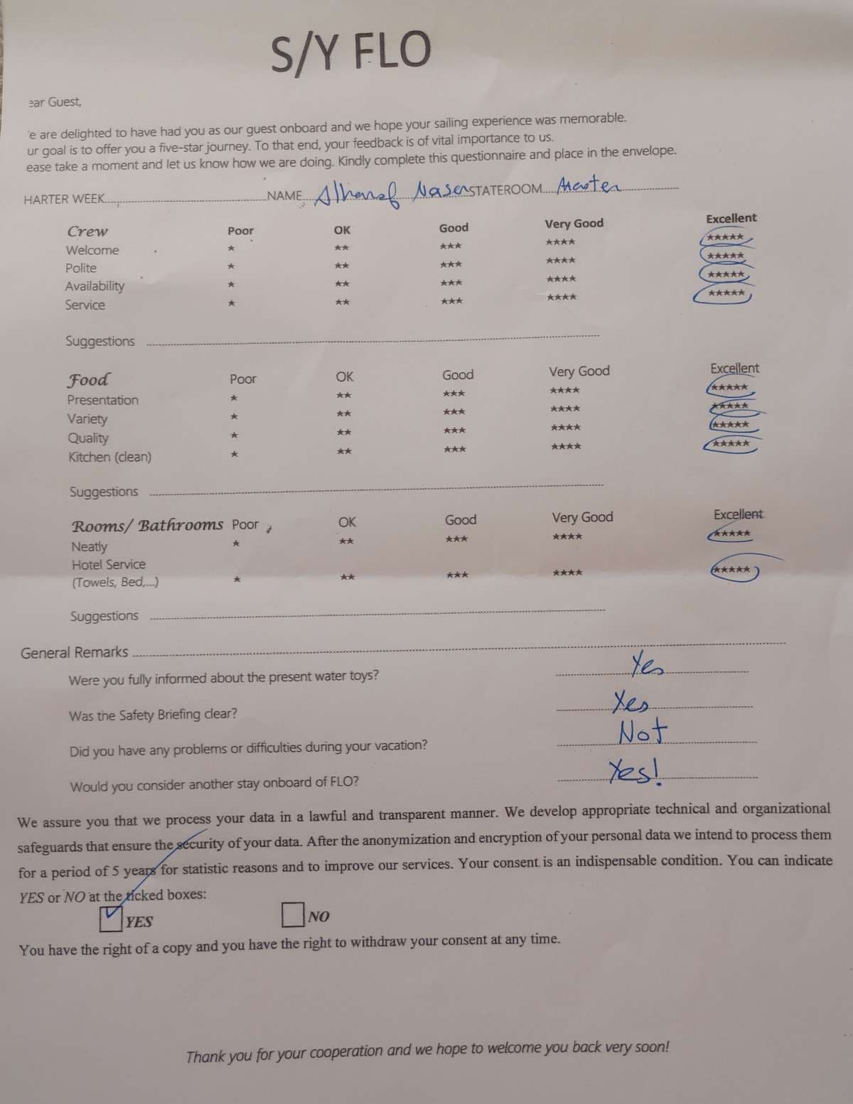 FLO guest review
