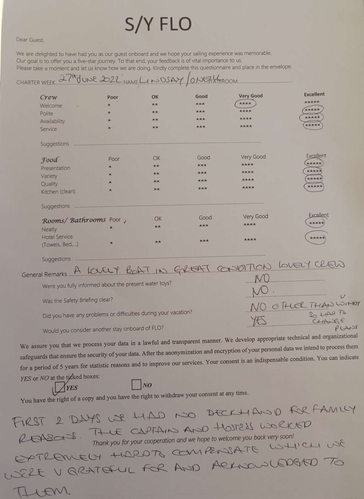 FLO guest review