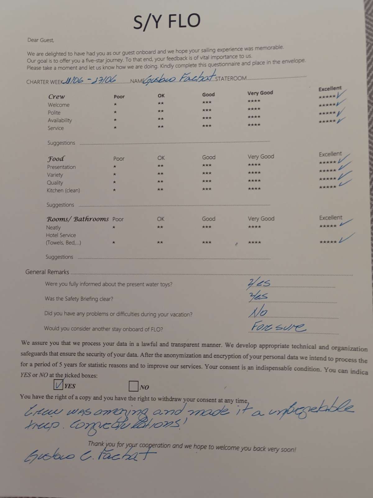 FLO guest review