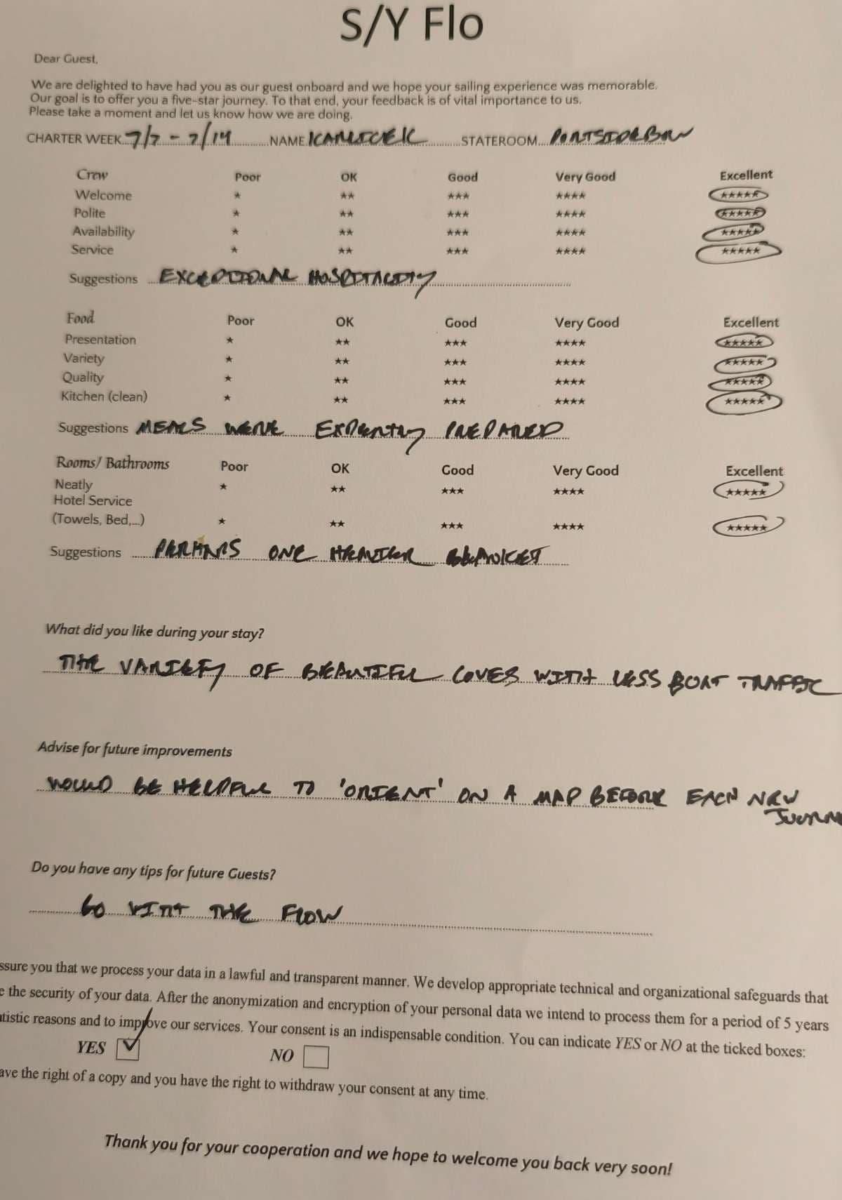 FLO guest review