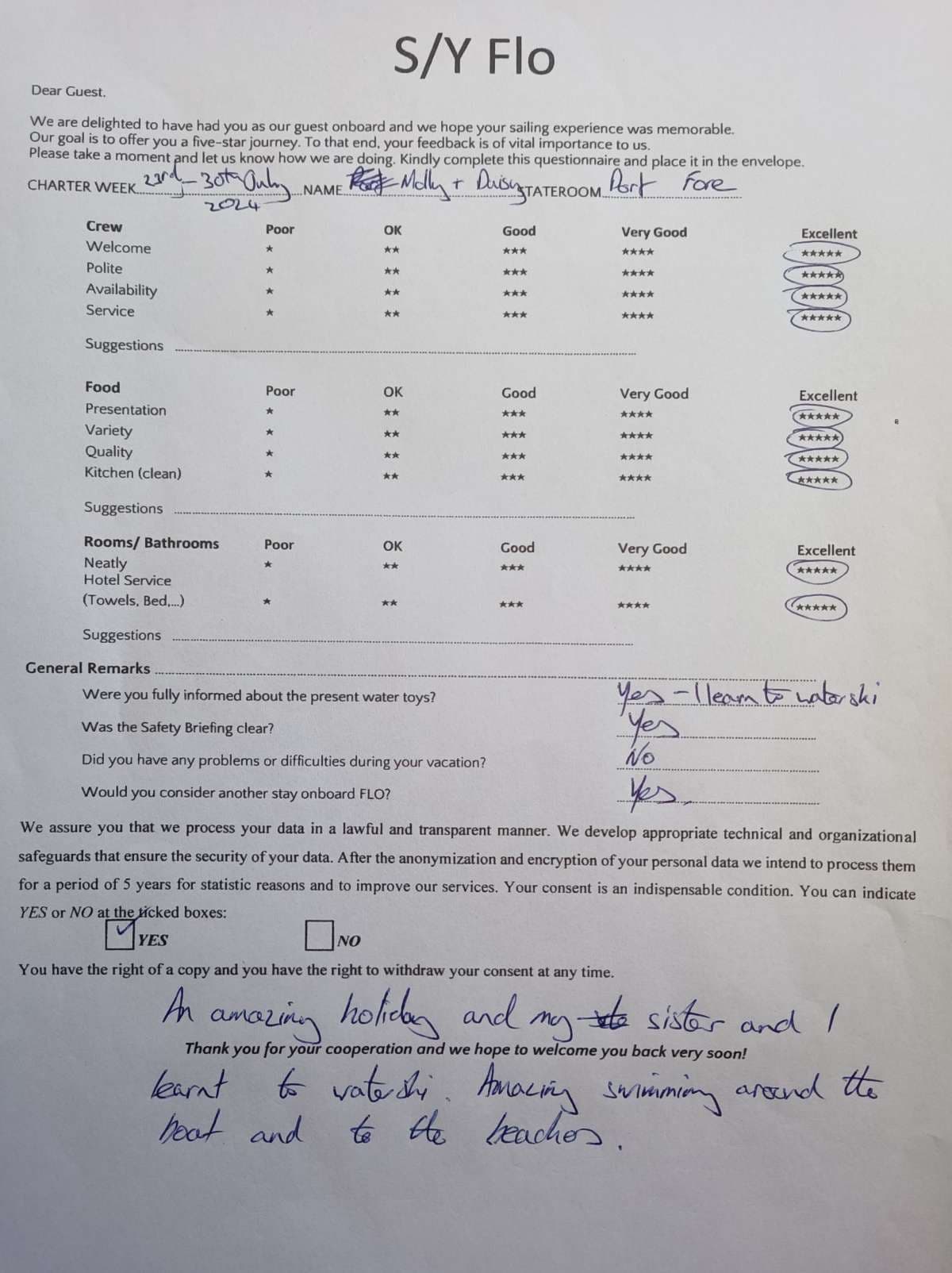 FLO guest review