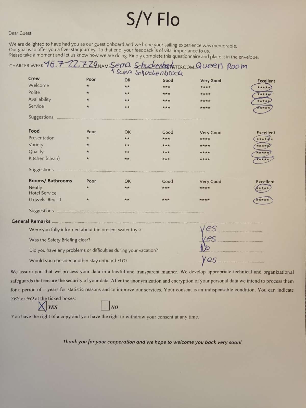 FLO guest review