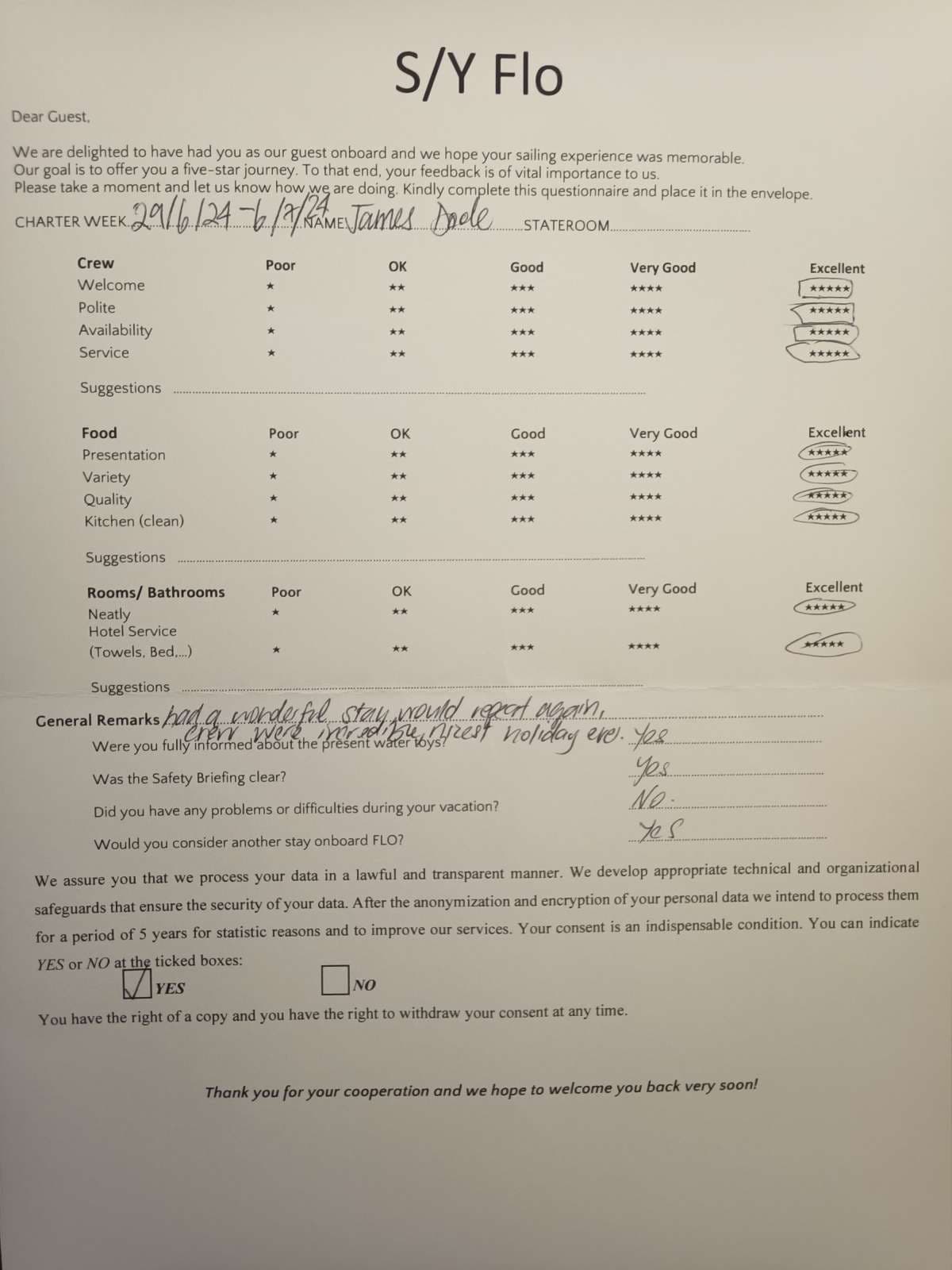 FLO guest review