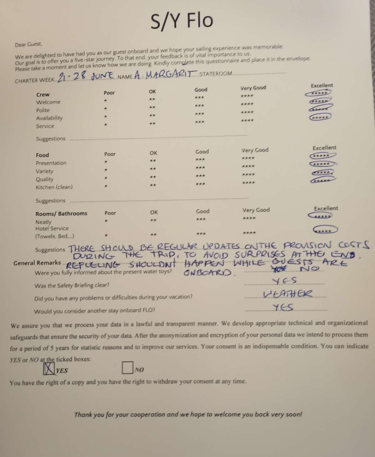 FLO guest review