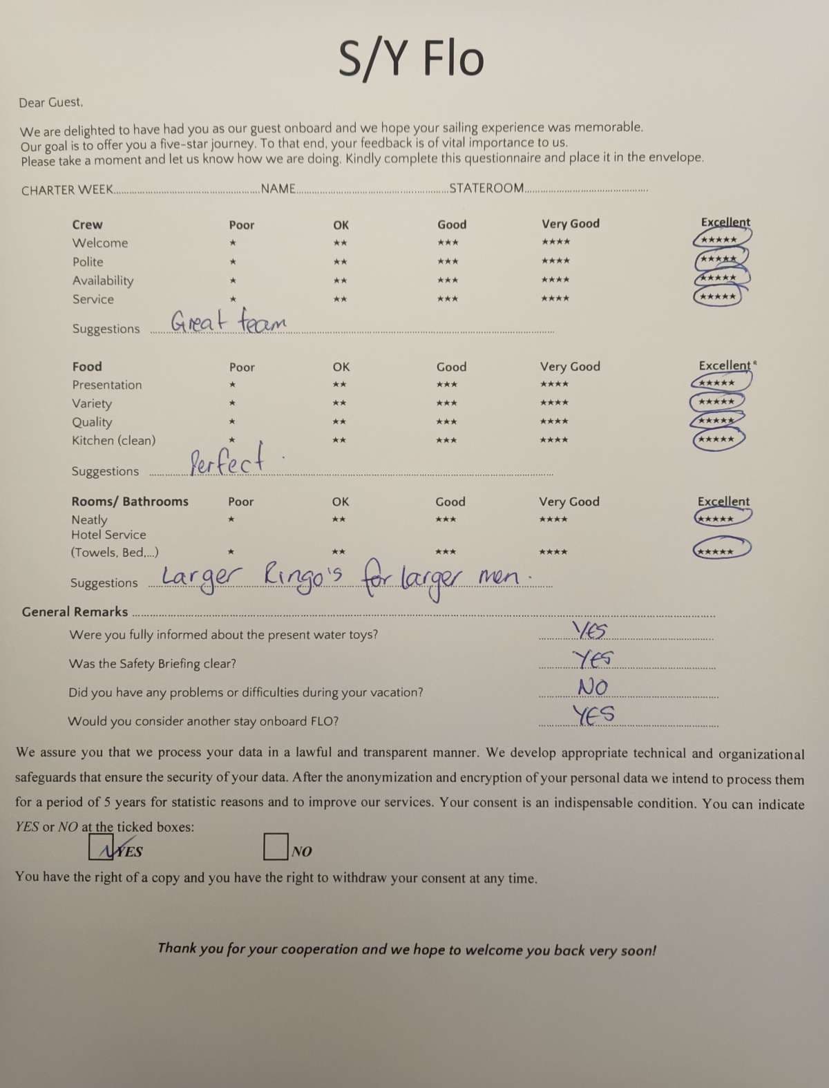 FLO guest review