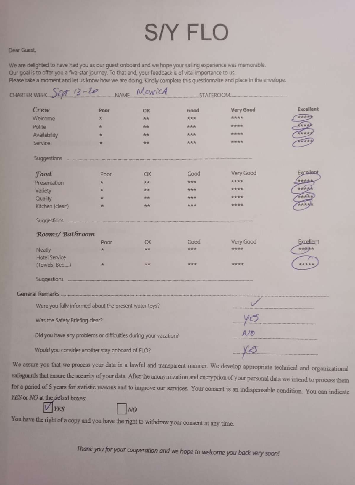 FLO guest review