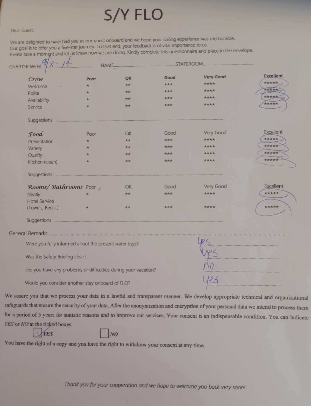 FLO guest review