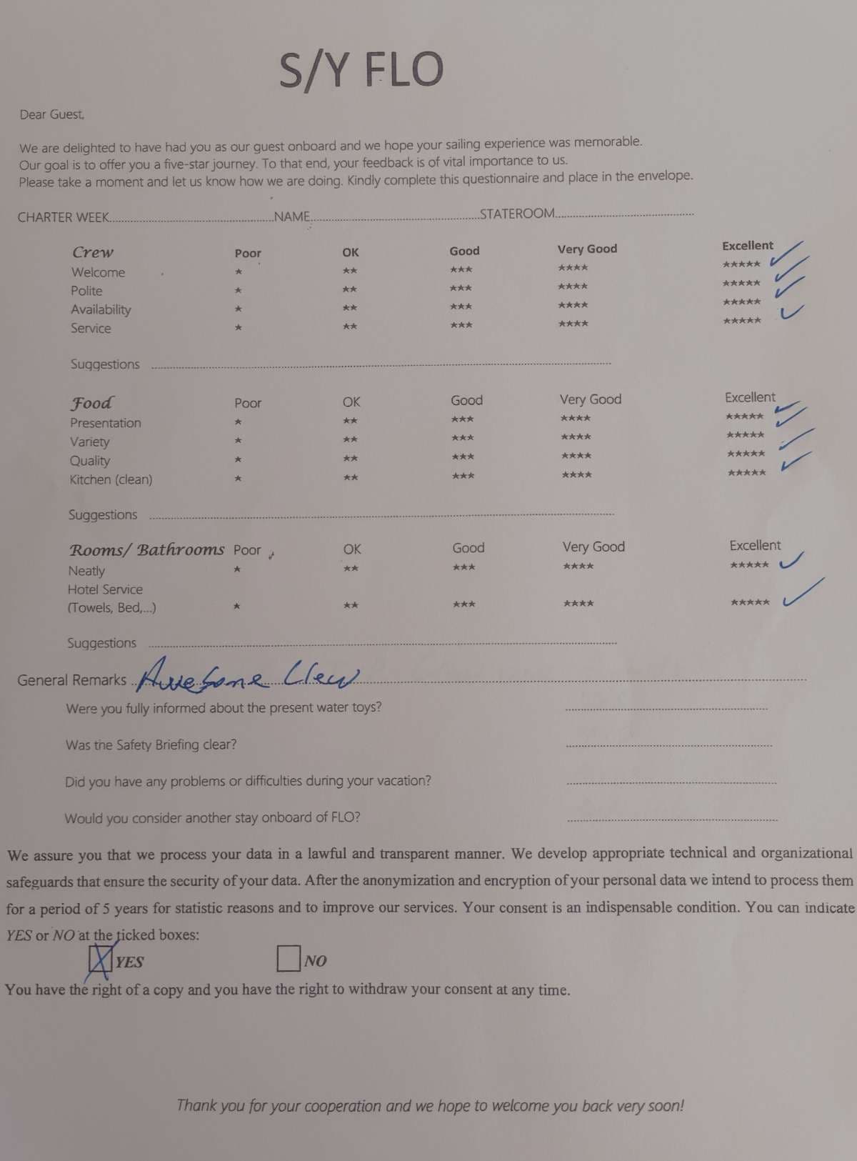 FLO guest review