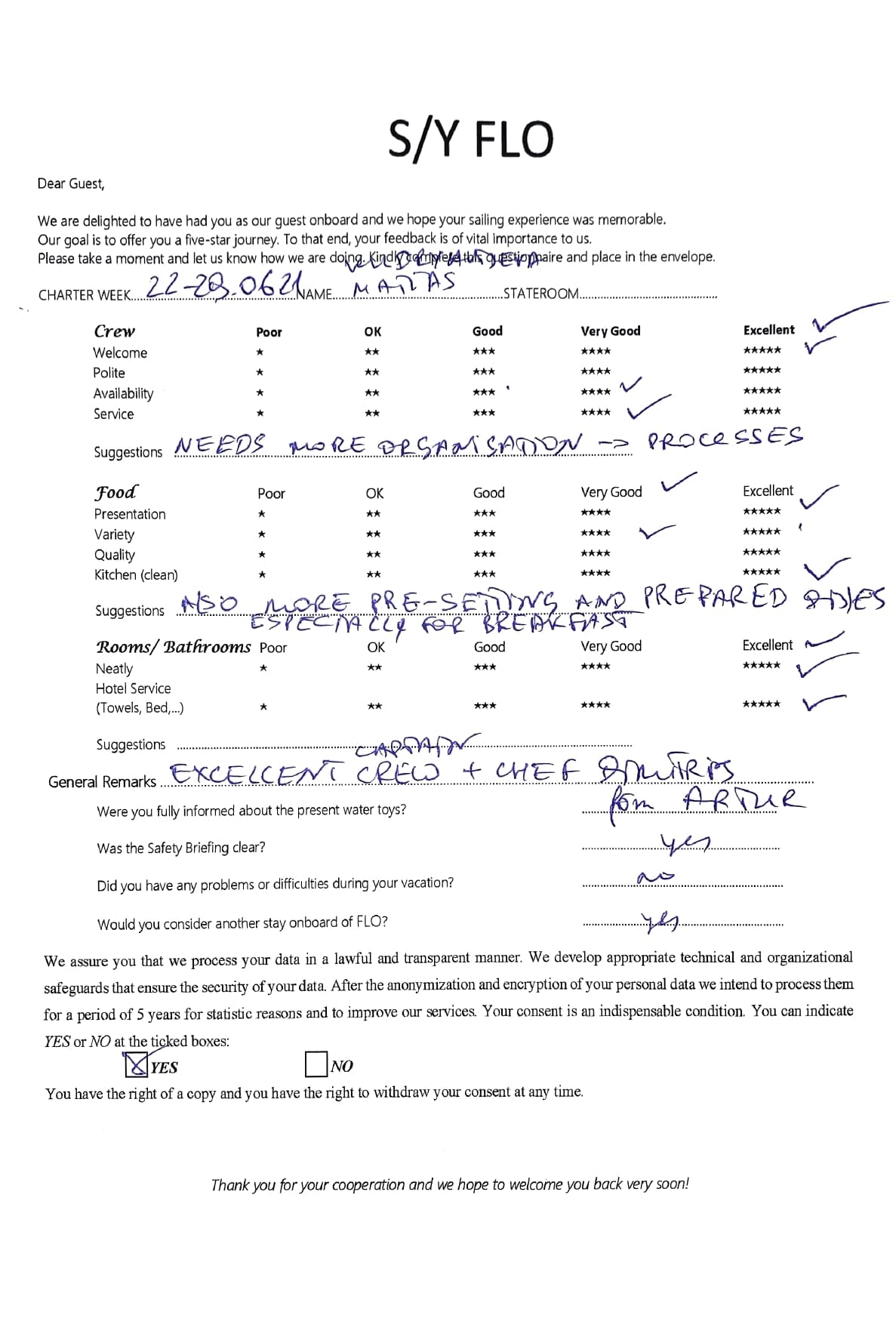 FLO guest review
