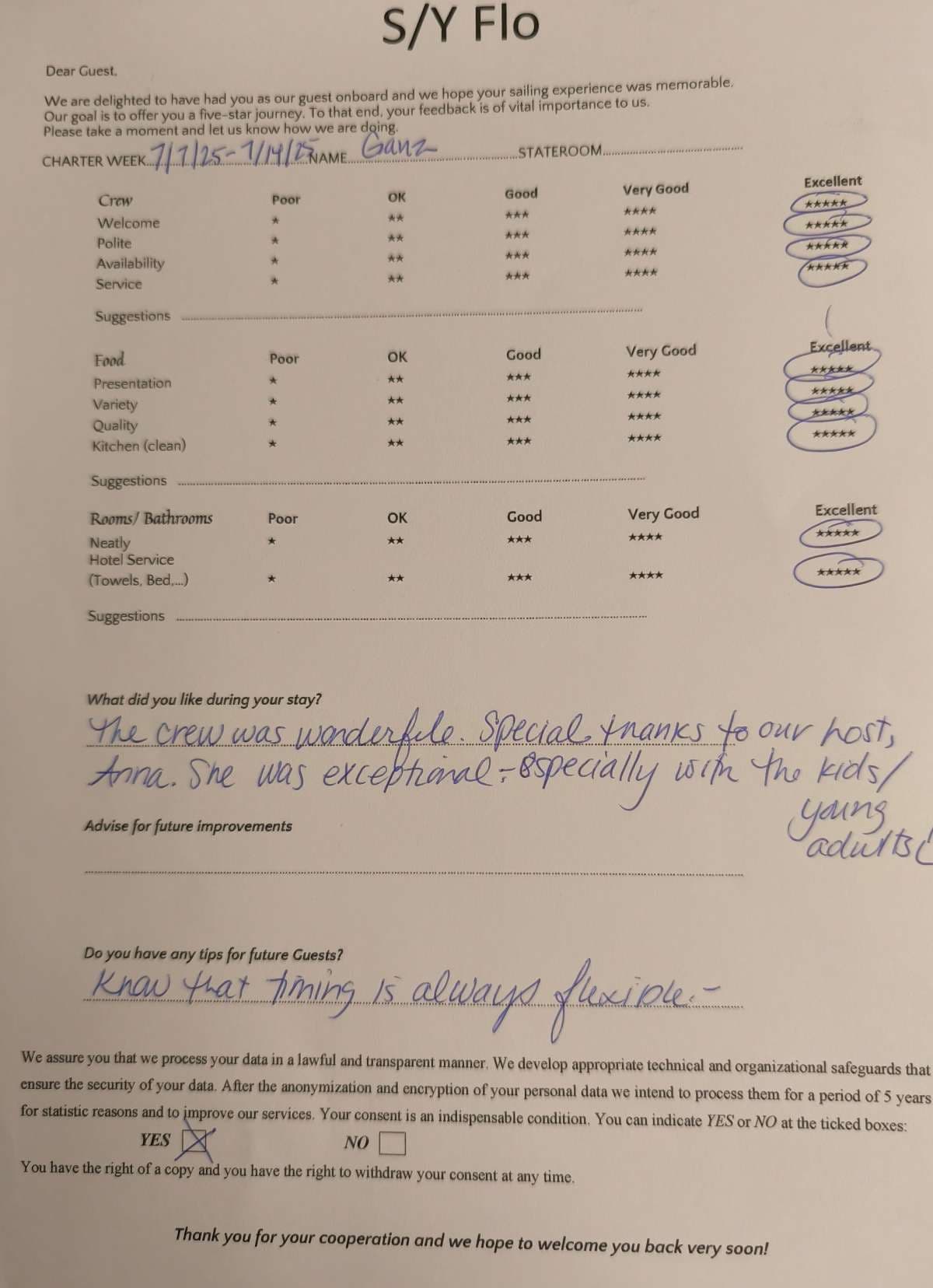 FLO guest review