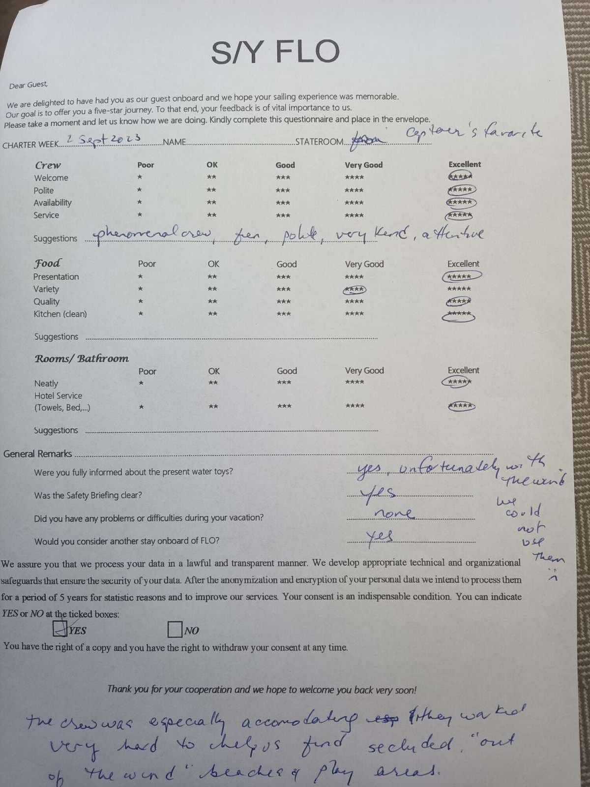 FLO guest review