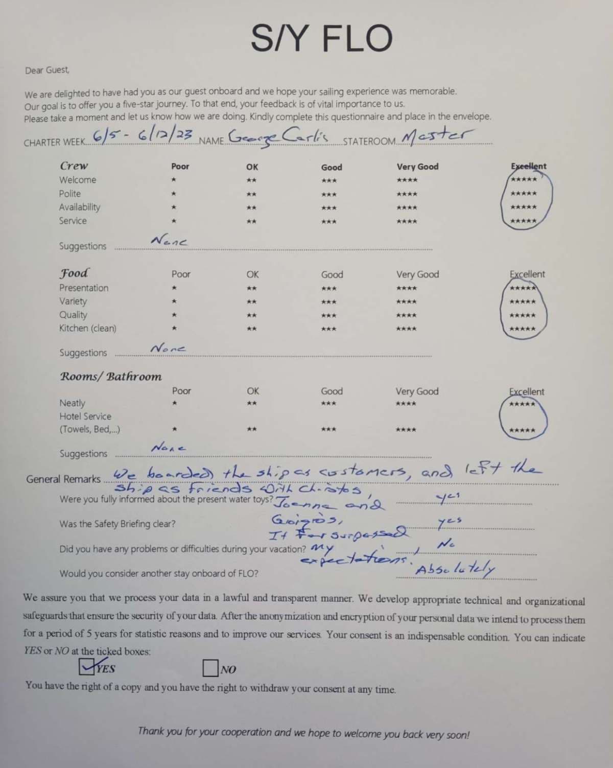 FLO guest review
