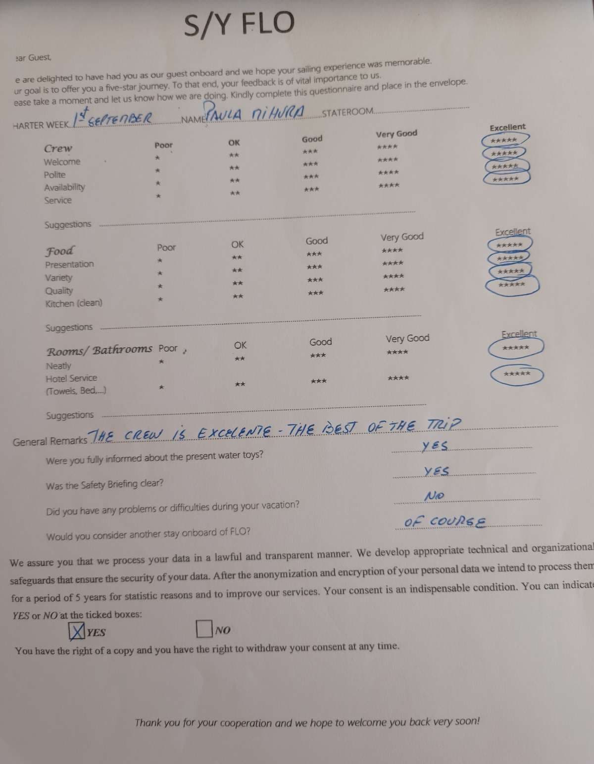 FLO guest review