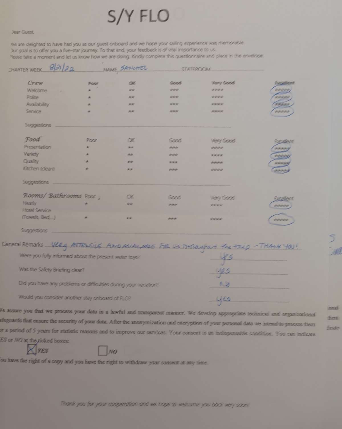 FLO guest review