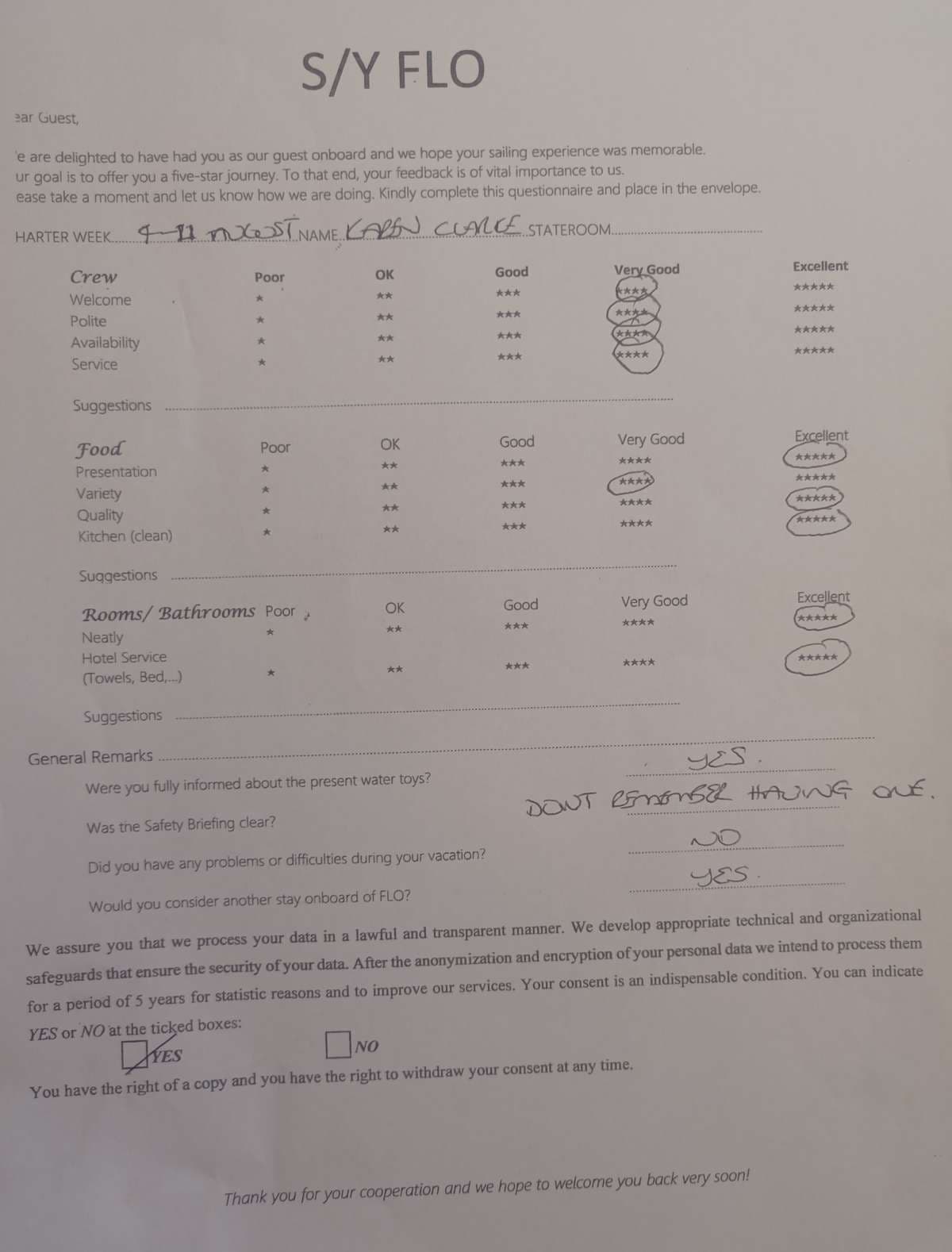 FLO guest review