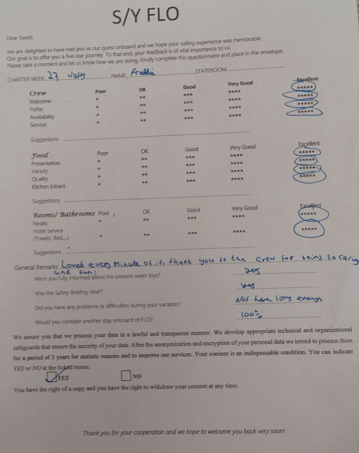 FLO guest review
