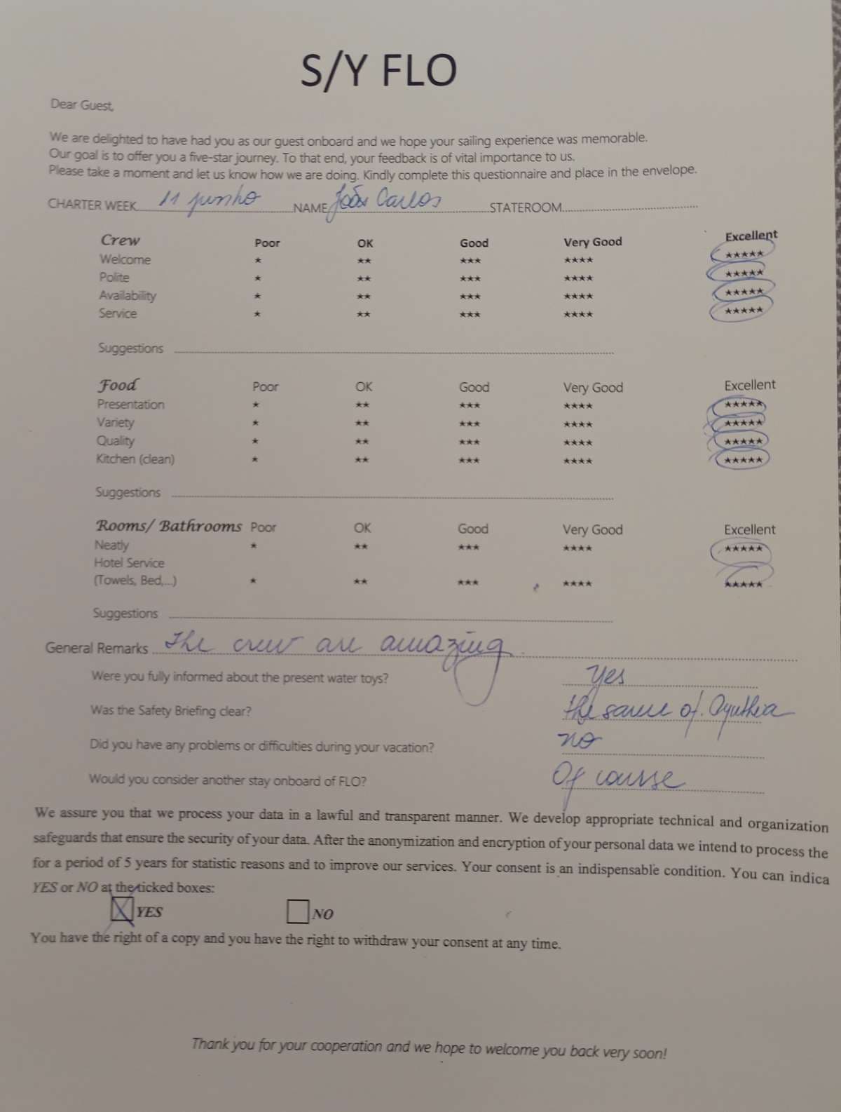 FLO guest review