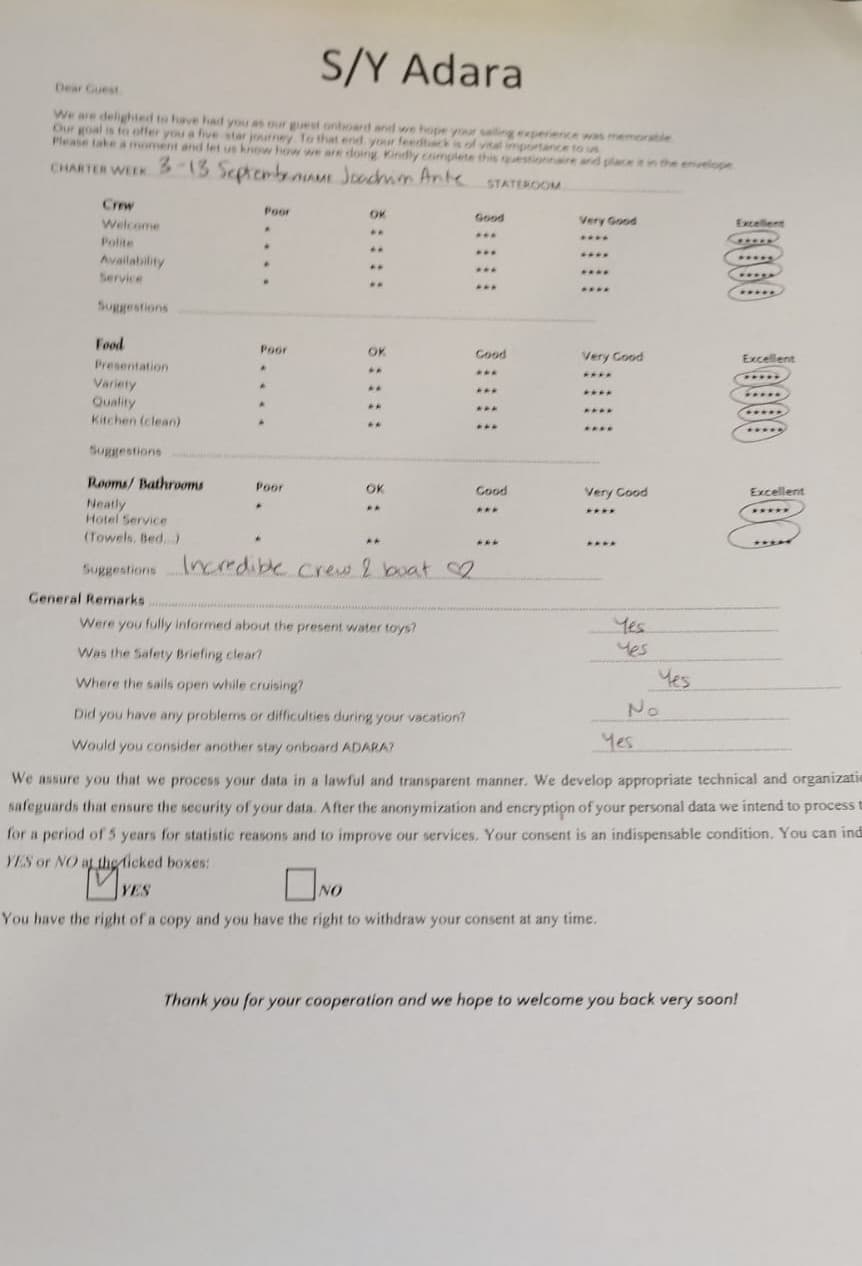 ADARA guest review