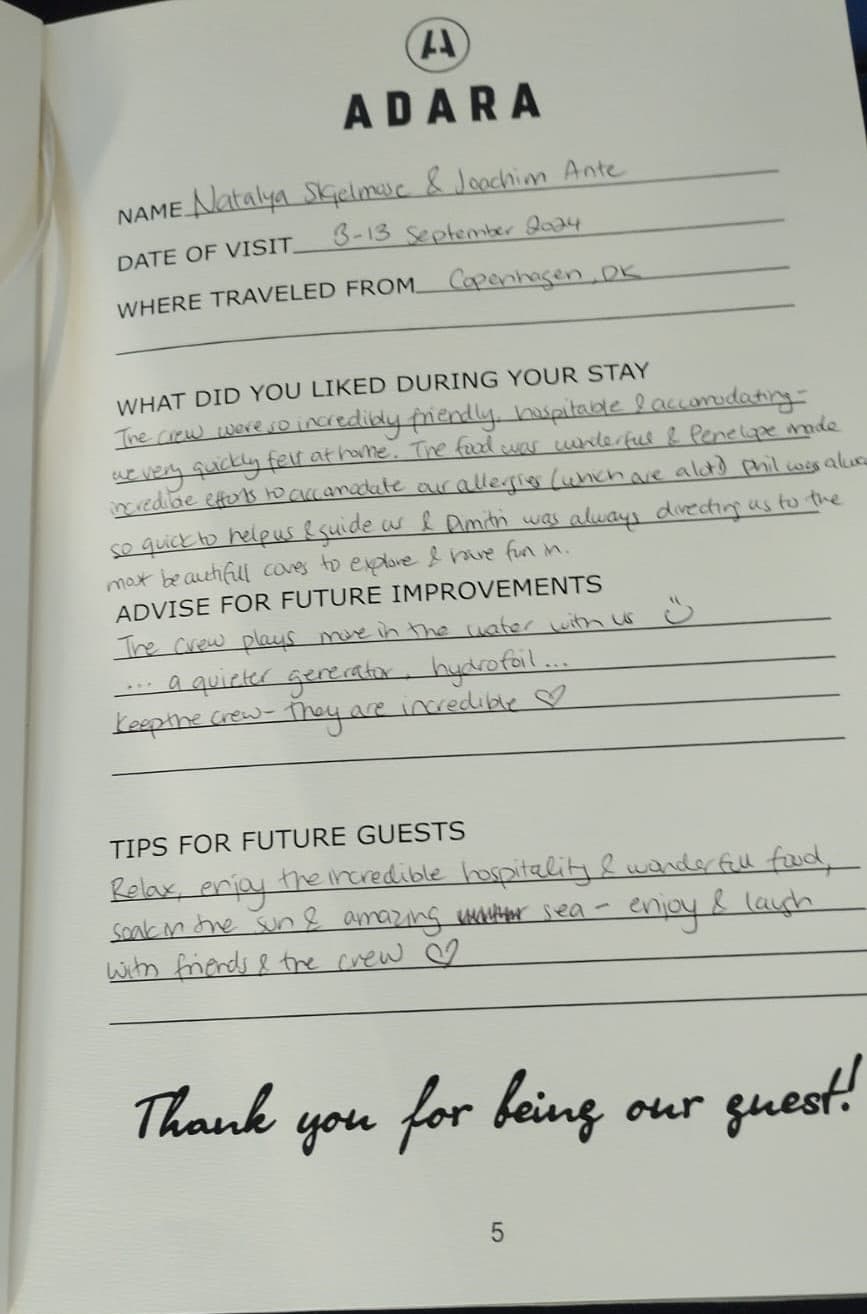 ADARA guest review