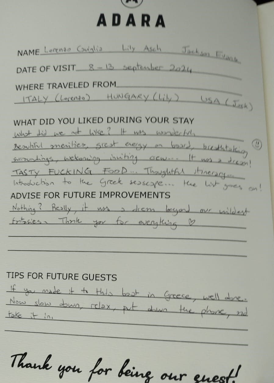 ADARA guest review