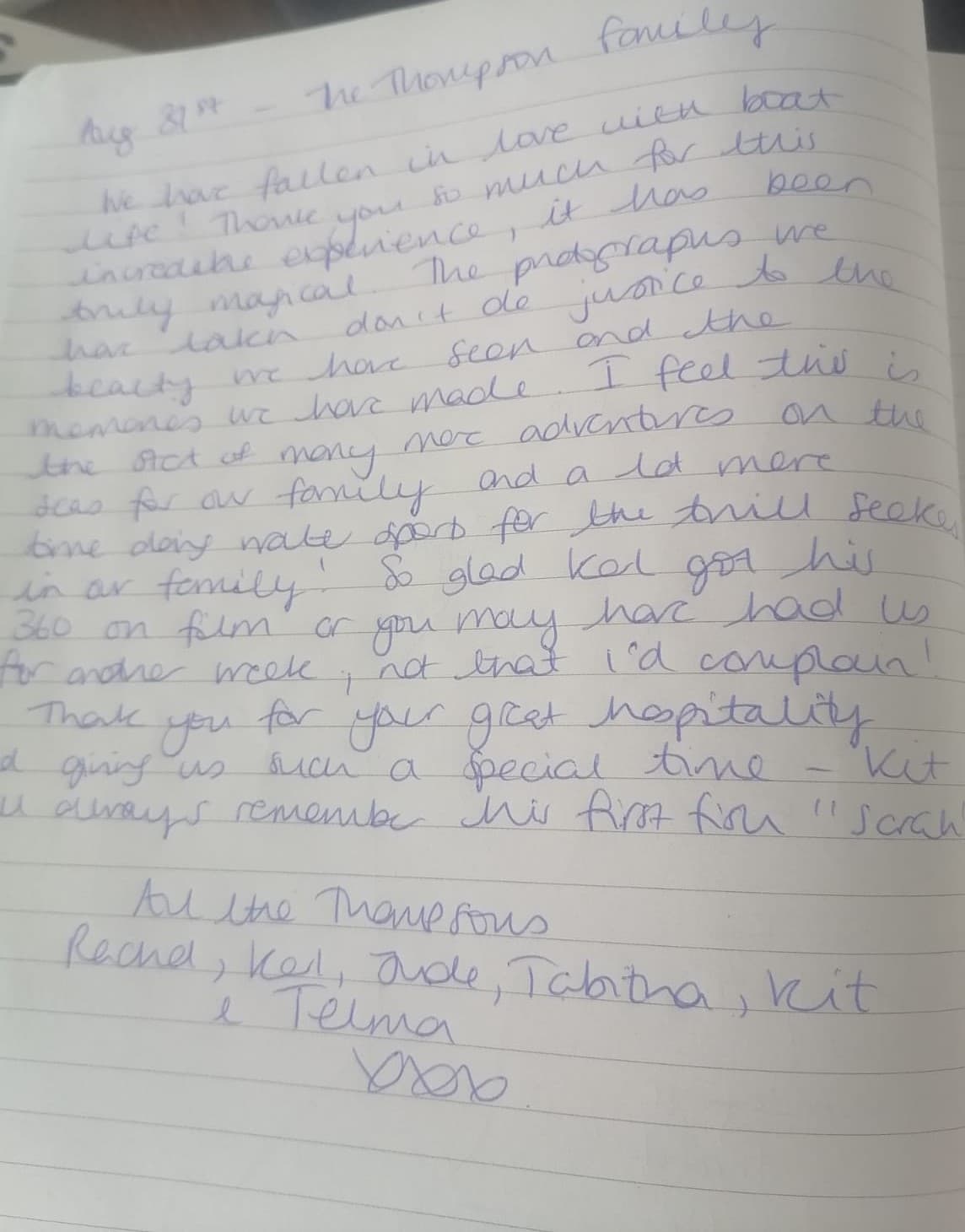 ANDARE AVANTI guest review