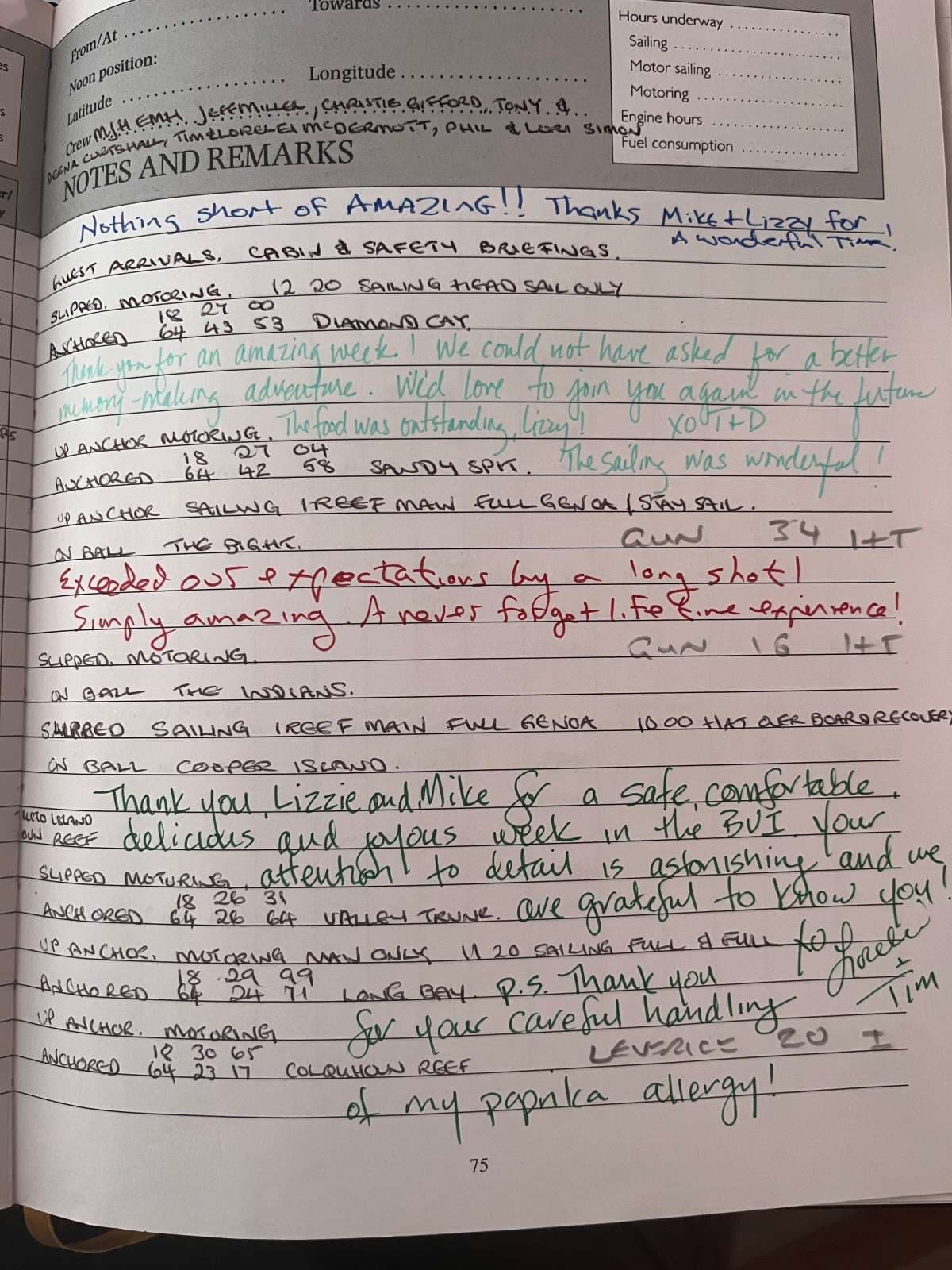 SANDY CINCO guest review