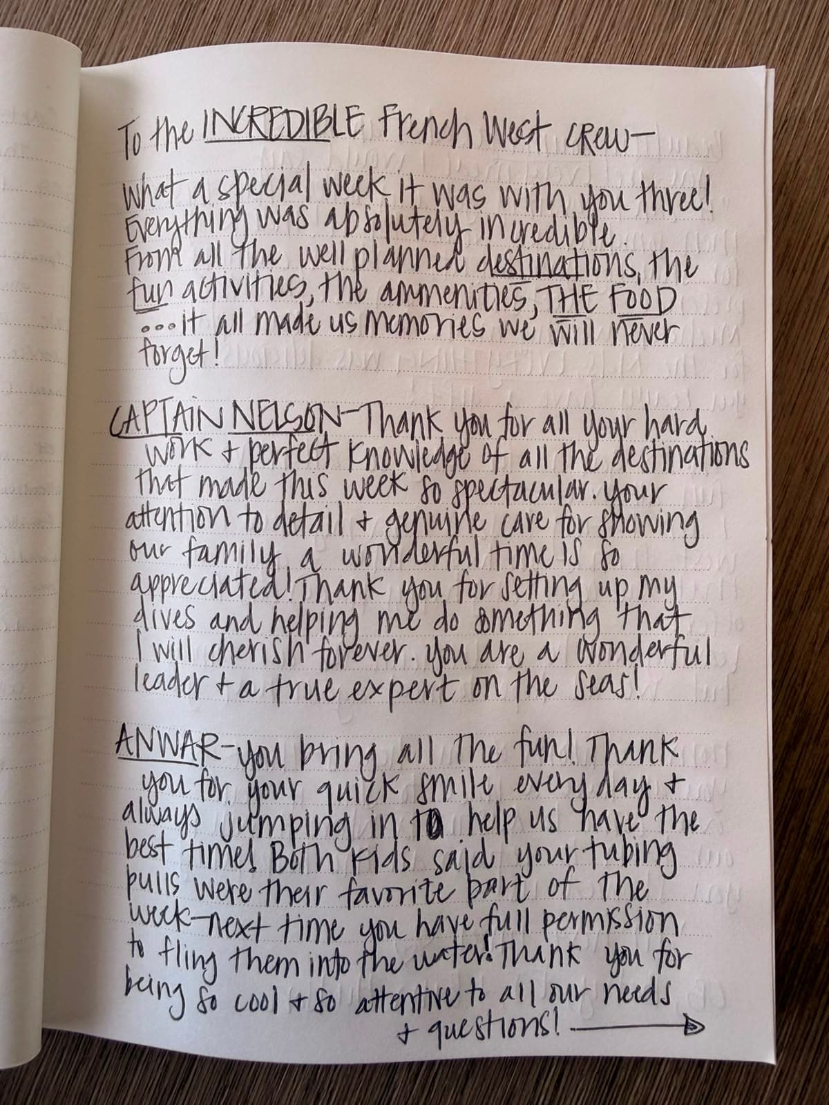 FRENCH WEST guest review