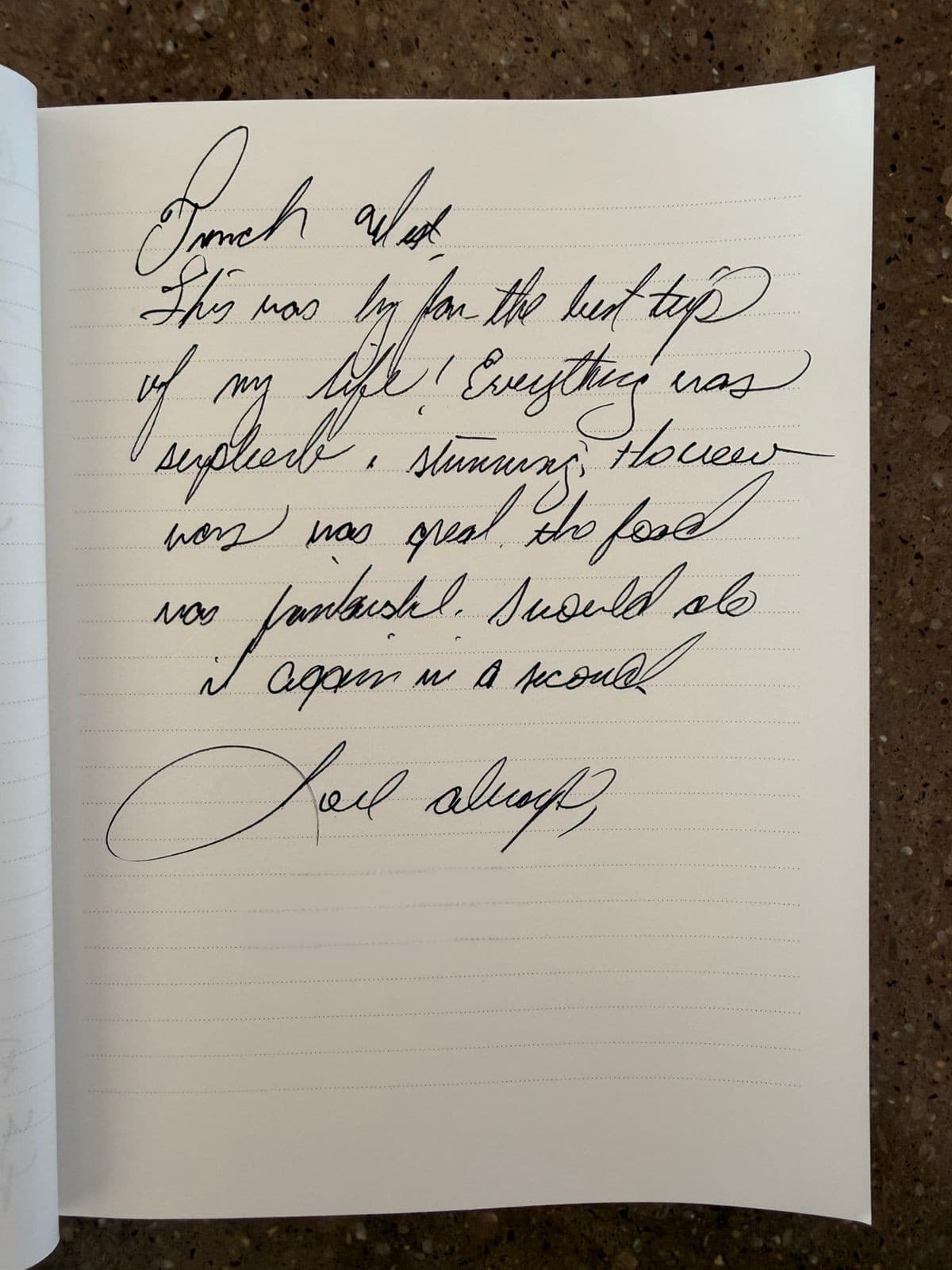 FRENCH WEST guest review