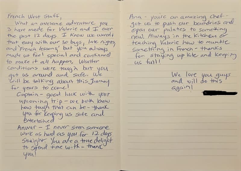 FRENCH WEST guest review
