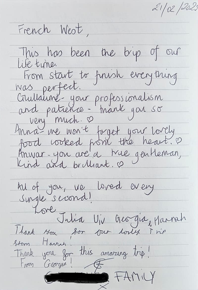 FRENCH WEST guest review