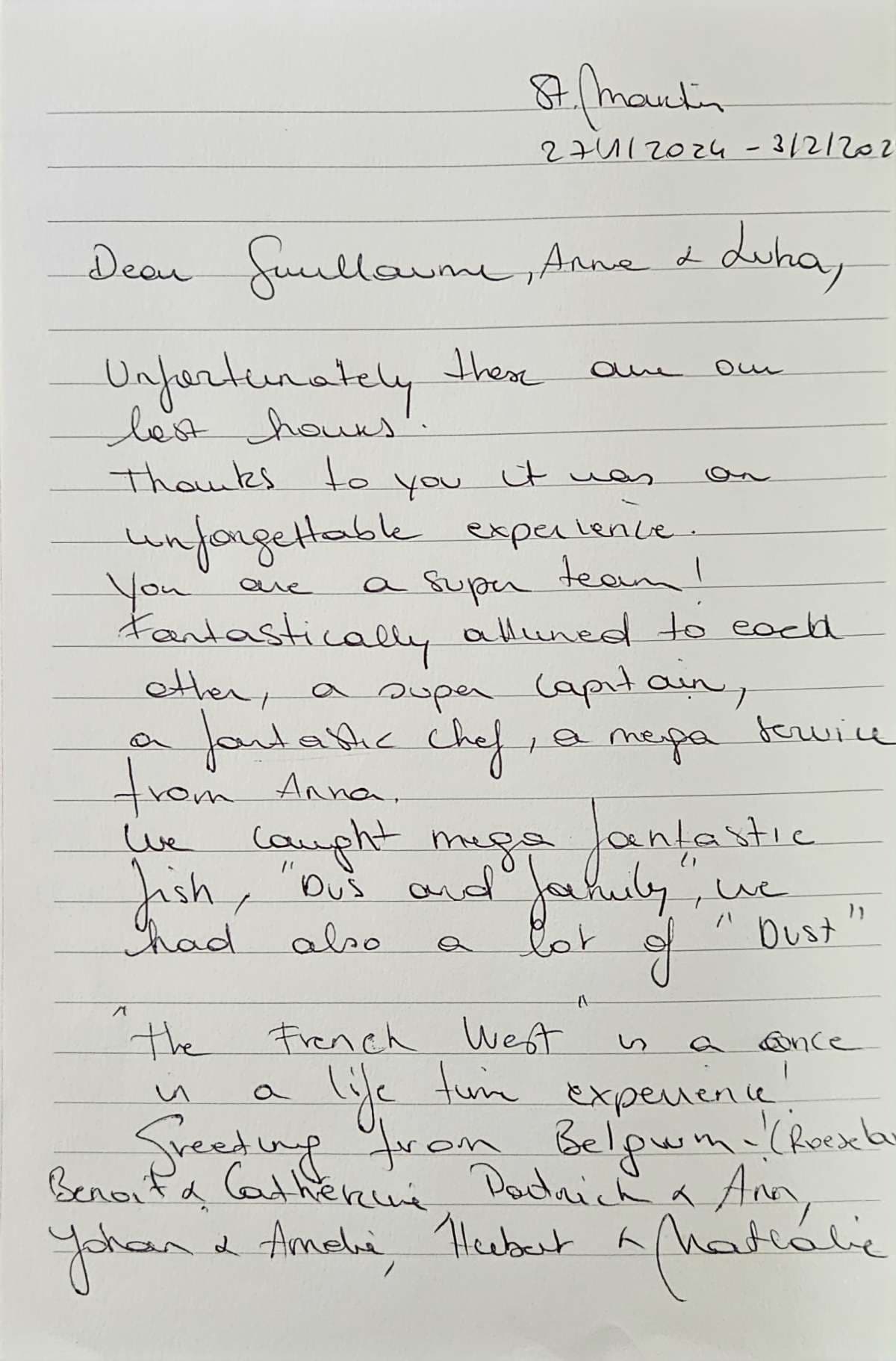 FRENCH WEST guest review