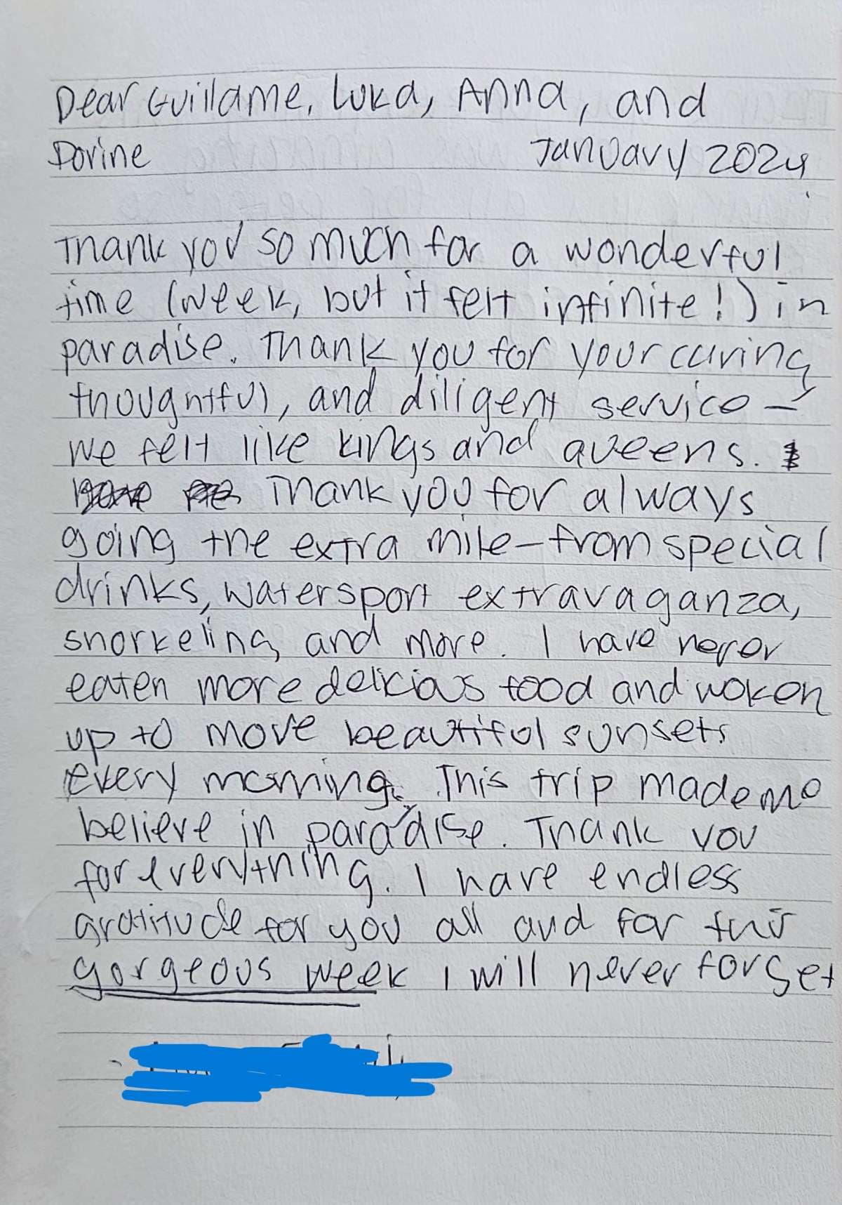 FRENCH WEST guest review