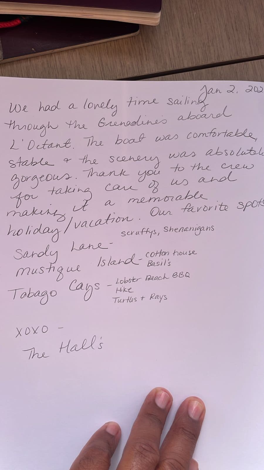 L'OCTANT guest review