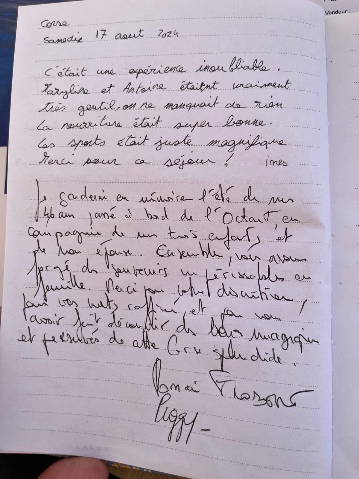 L'OCTANT guest review