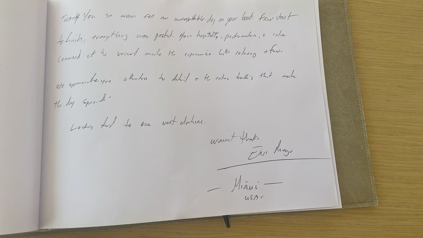 CARTE BLANCHE guest review