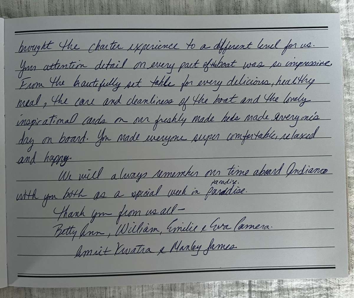 Andiamo Tutti guest review