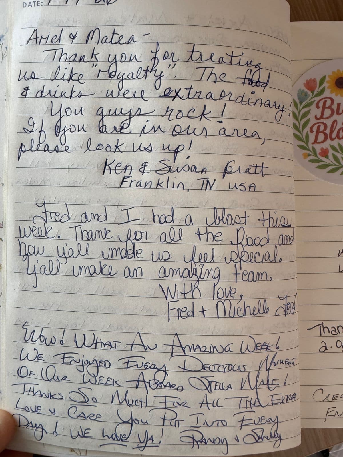 Stella Mare guest review