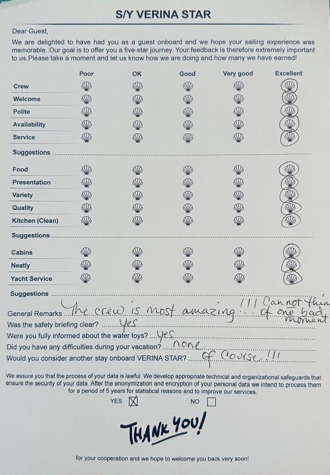 VERINA STAR guest review