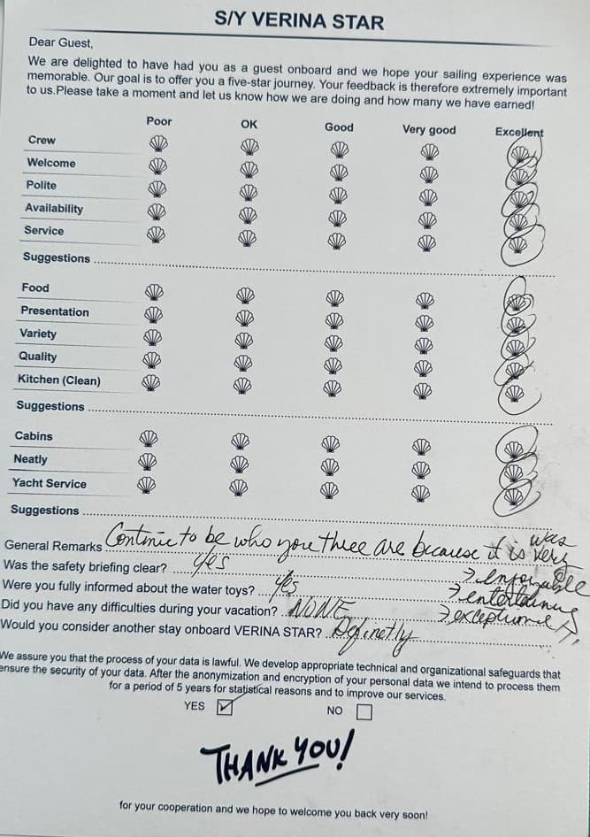 VERINA STAR guest review