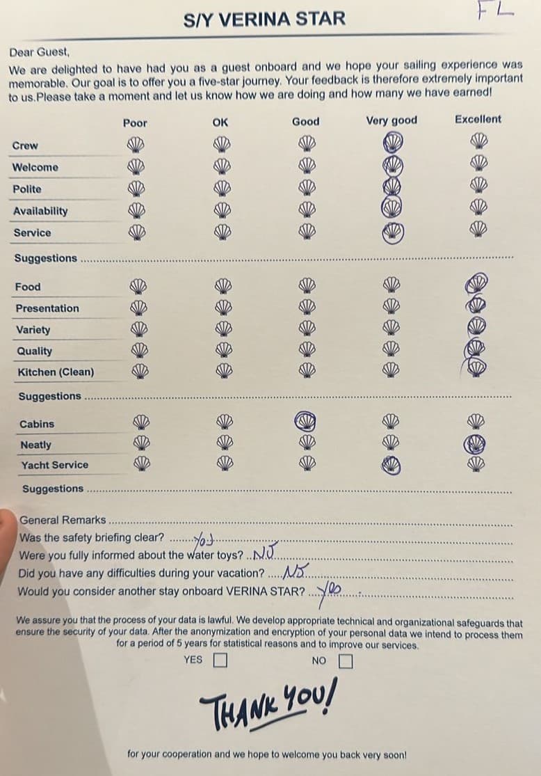 VERINA STAR guest review