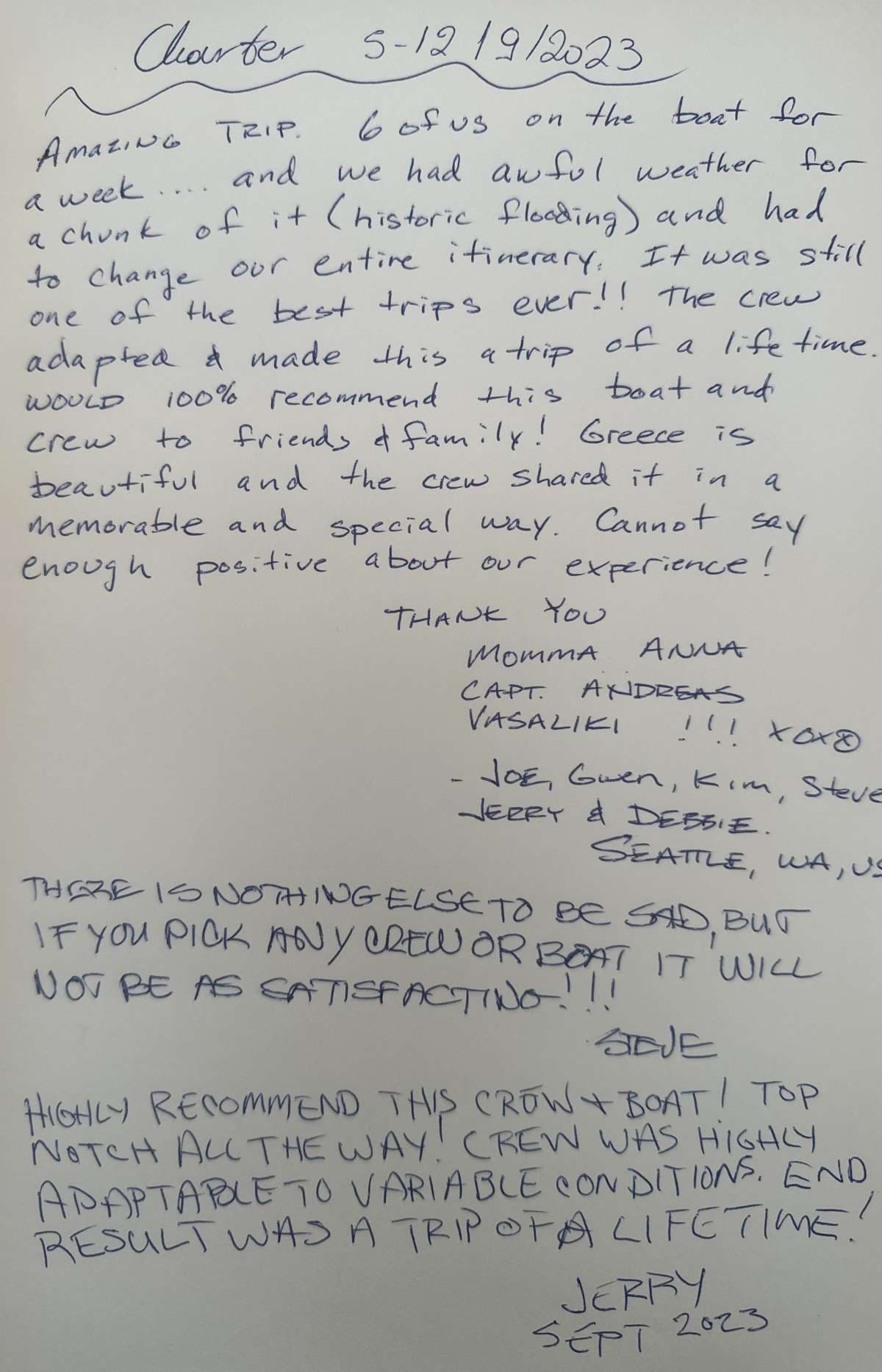 VERINA STAR guest review